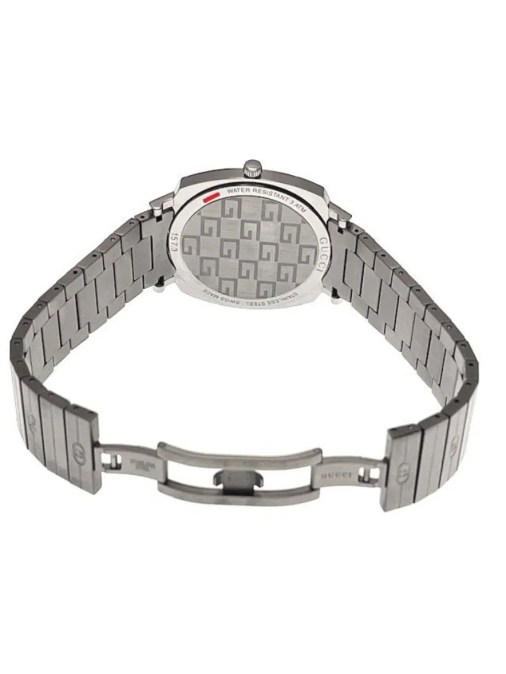 Gucci Watch Stainless Steel White Dial Quartz